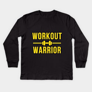 Fitness work out worriers fashion Kids Long Sleeve T-Shirt